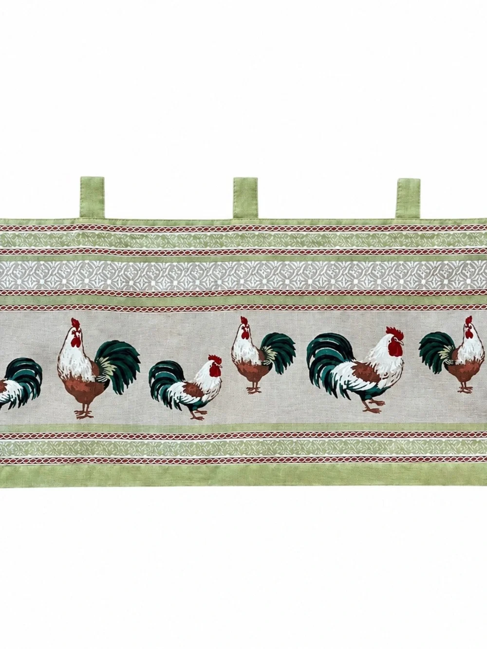 Rustic Valance Vintage Better Homes & Gardens Kitchen Rooster Chicken Cotton 60”